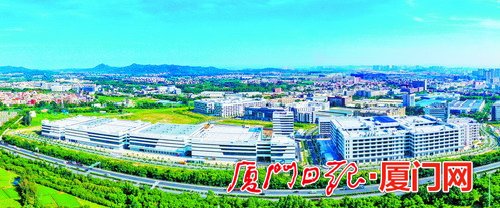 规划总面积达11.88平方公里的工业集中区是翔安工业发展的重要引擎。图为内厝工业集中区。