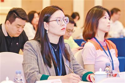 2023(第八屆)黨媒網站發展論壇現場,與會嘉賓認真聽取發言。