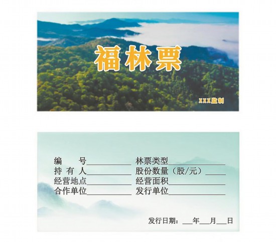 “福林票”统一样式 （资料图片）