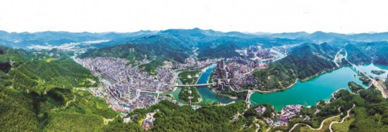 尤溪县城关全景图（黄在锦 摄）