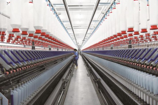 旭源纺织生产车间