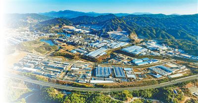 福建省上杭工业园区蛟洋新材料产业园。杨国鑫摄